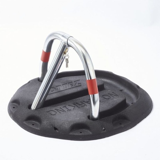 [MOTTB296C] Barrière de parking en caoutchouc recyclé - Mottez B296C