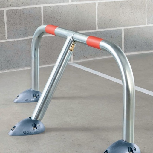 [MOTTB302C] Barrière de Parking Rabattable 3 Pieds - Serrure cylindre européen - Mottez B302P