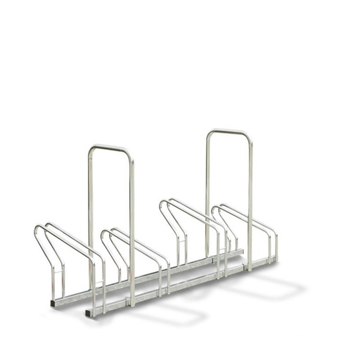 [MOTTM024V4AR] Râtelier à vélos 4 Vélos - 2 Niveaux côte à côte avec Arceaux - Mottez M024V4AR