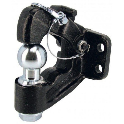 [SIAR7954] Crochet Mixte 4 Trous / Diamètre 17mm - Entraxes 90x40 mm - Westfalia 7954