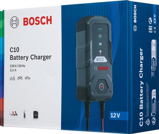 [SYNC931770] Chargeur de batterie automatique 12V 3,5A - BOSCH C10
