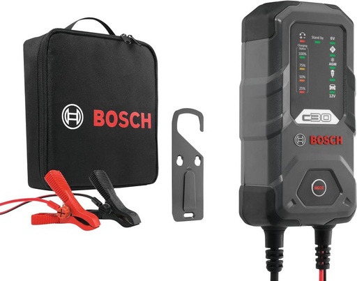 [SYNC931771] Chargeur de batterie automatique 6/12V 3,8A - BOSCH C30