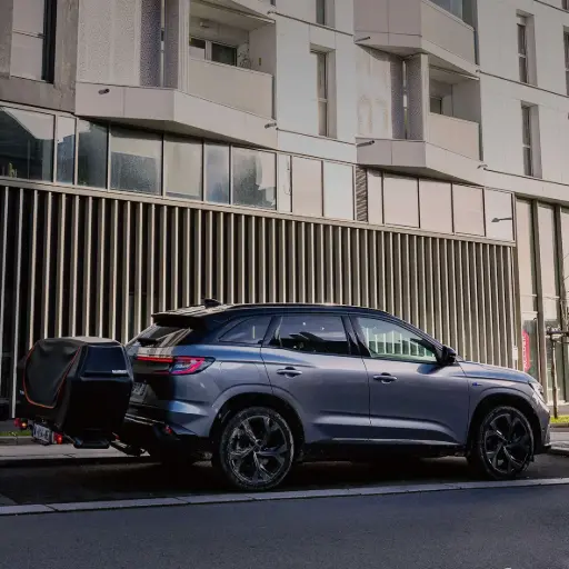 [MAXISAREK+SENJA] Porte-vélos + Coffre sur attelage 300L Gonflable - 48 Kgs charge - Mont Blanc Sarek + Senja