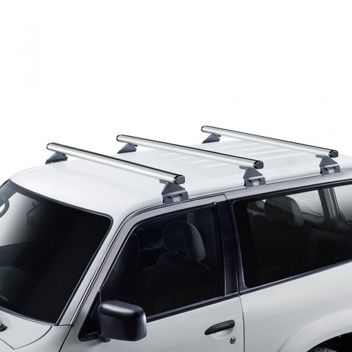 [CRUZCRUZ924-072-934-403] Jeu de 3 Barres de toit en Aluminium pour Peugeot Partner 2 de 07/2008 à 09/2018